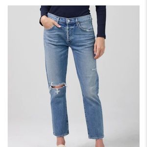Citizens of Humanity Mid-Rise Emerson Slim Boyfriend Jeans Sz 30